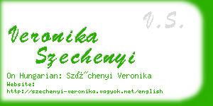 veronika szechenyi business card